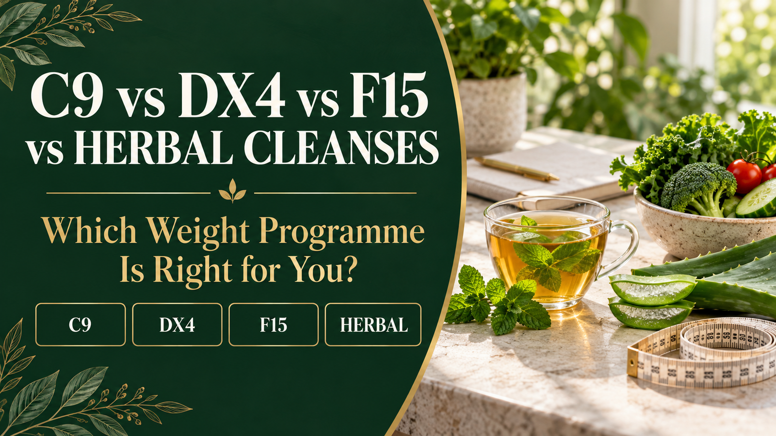 C9 vs DX4 vs F15 vs Herbal Cleanses: Which Weight Programme Is Right for You?