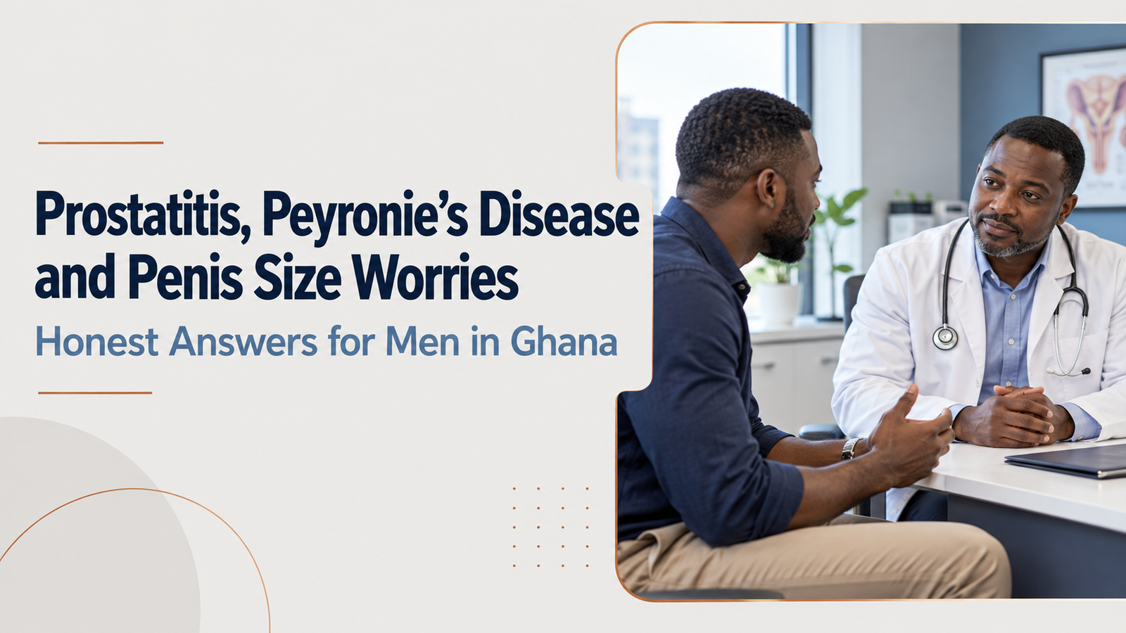 Prostatitis, Peyronie’s Disease and Penis Size Worries: Honest Answers for Men in Ghana