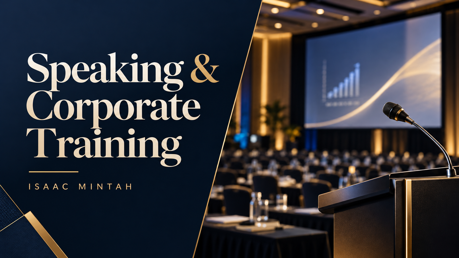 Speaking and Corporate Training