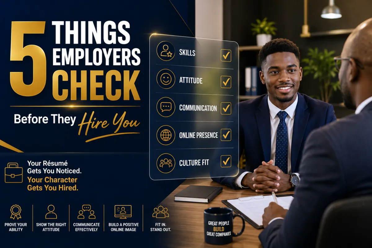 5 Things Employers Check Before Hiring You