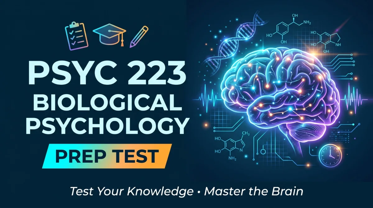 PSYC 223 — Session 2 Prep Test: The Neural Transmission