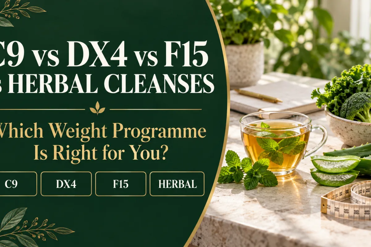 C9 vs DX4 vs F15 vs Herbal Cleanses: Which Weight Programme Is Right for You?