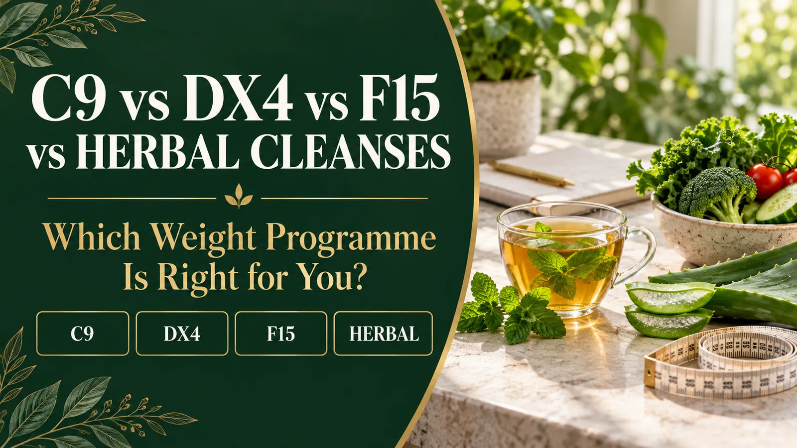 C9 vs DX4 vs F15 vs Herbal Cleanses: Which Weight Programme Is Right for You?
