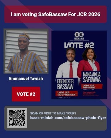 Emmanuel Tawiah’s SafoBassaw flyer