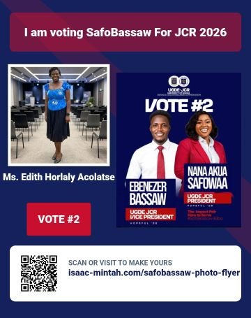 Ms. Edith Horlaly Acolatse’s SafoBassaw flyer