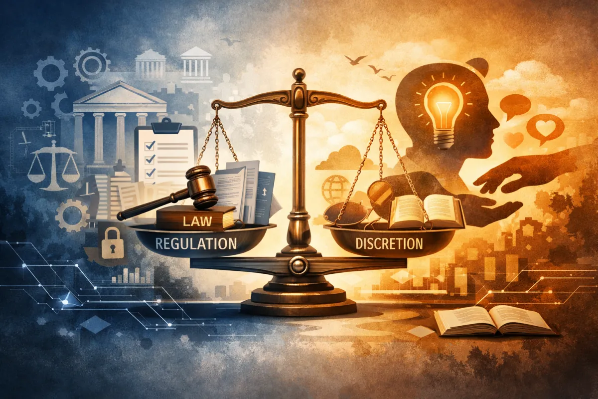 Regulated and Discretionary Rules in Modern Society