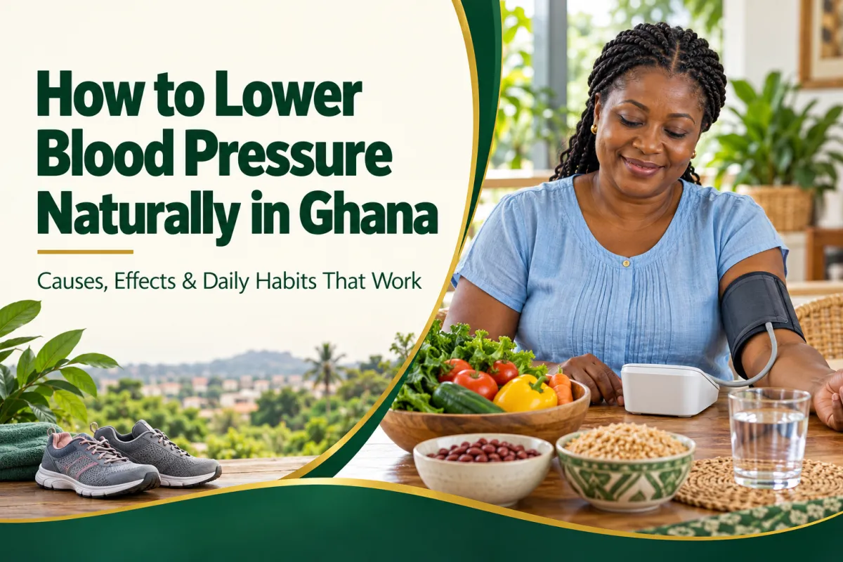 How to Lower Blood Pressure Naturally in Ghana: Causes, Effects and Daily Habits That Work
