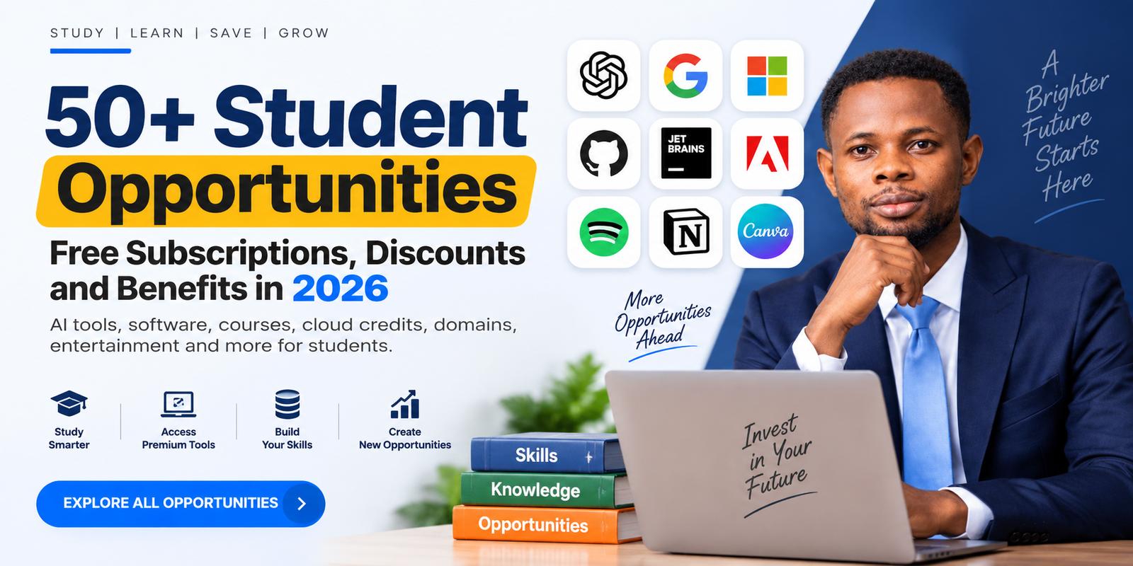 50+ Student Discounts, Free Subscriptions & Opportunities 2026