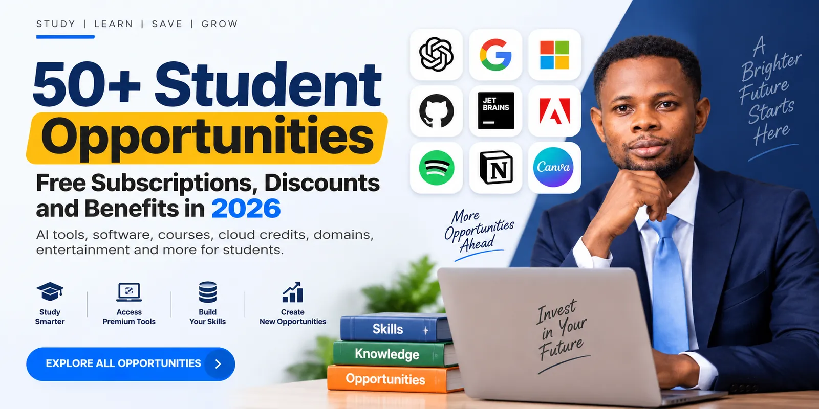 50+ Student Discounts, Free Subscriptions & Opportunities 2026