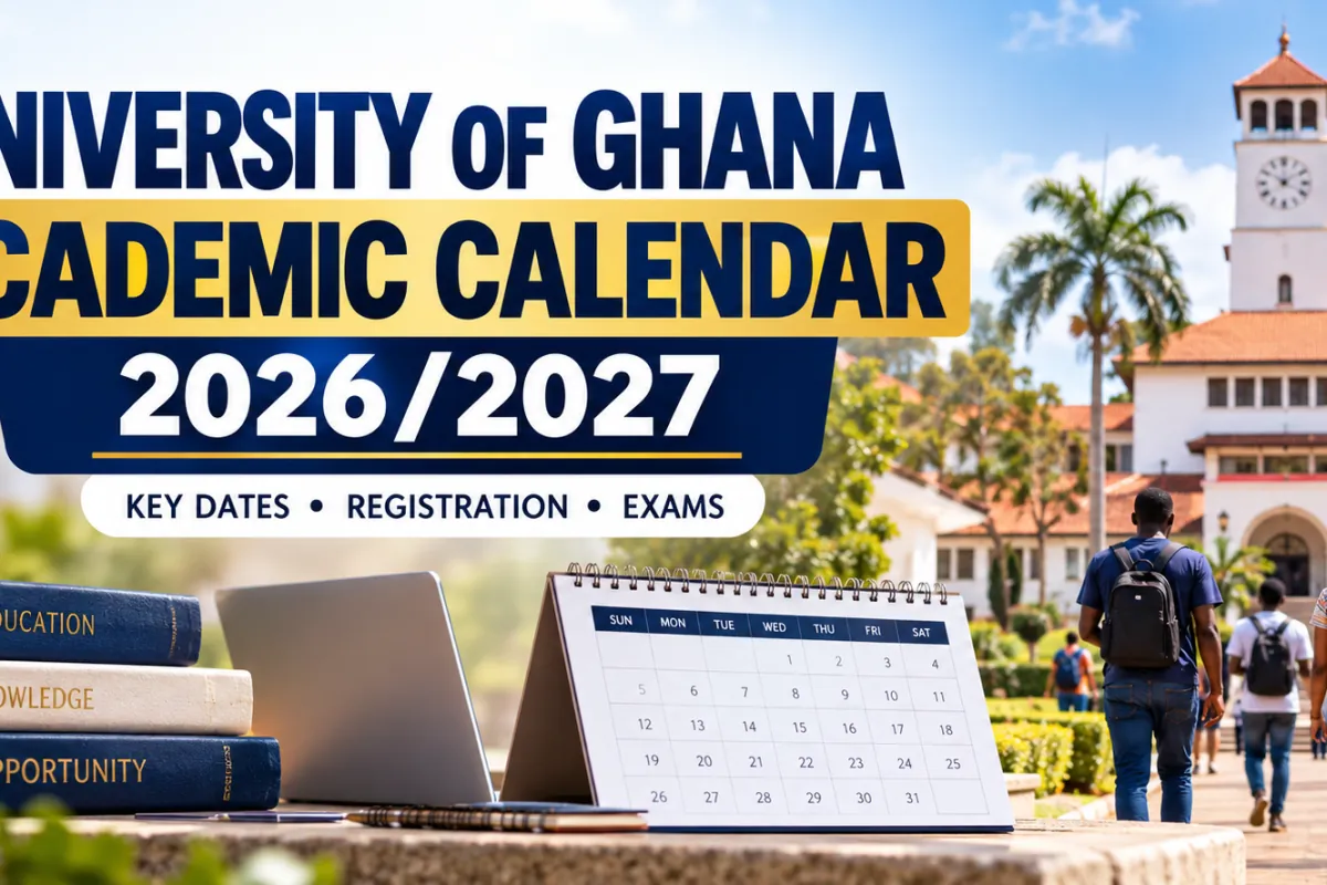 University of Ghana Academic Calendar 2026/2027: Key Dates for Undergraduate Students