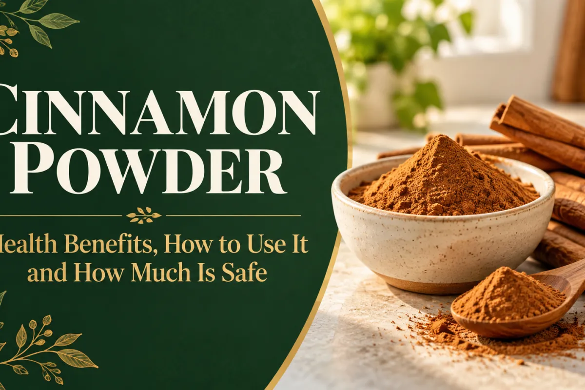 Cinnamon Powder: Health Benefits, How to Use It and How Much Is Safe