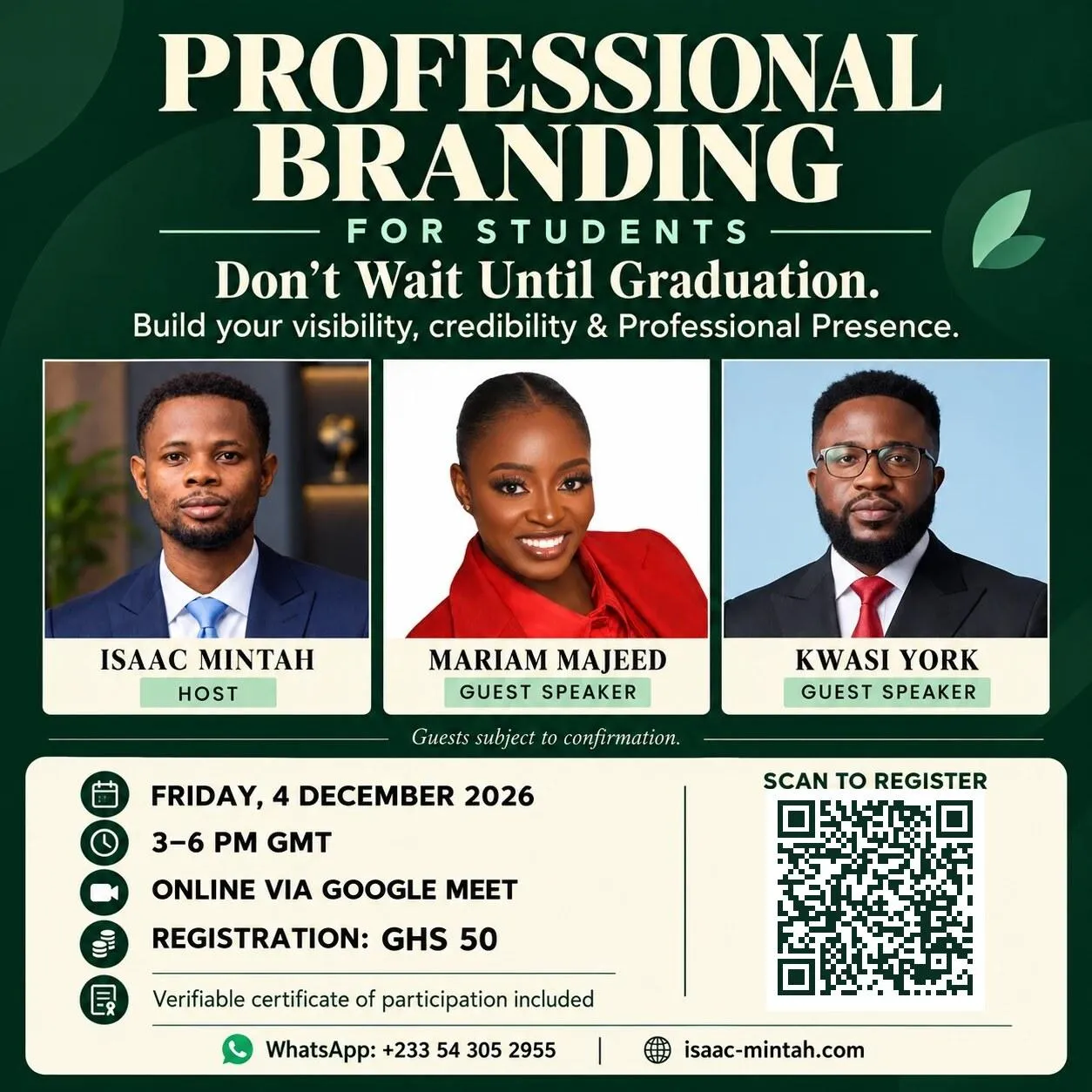 Professional Branding for Students: Don’t Wait Until Graduation