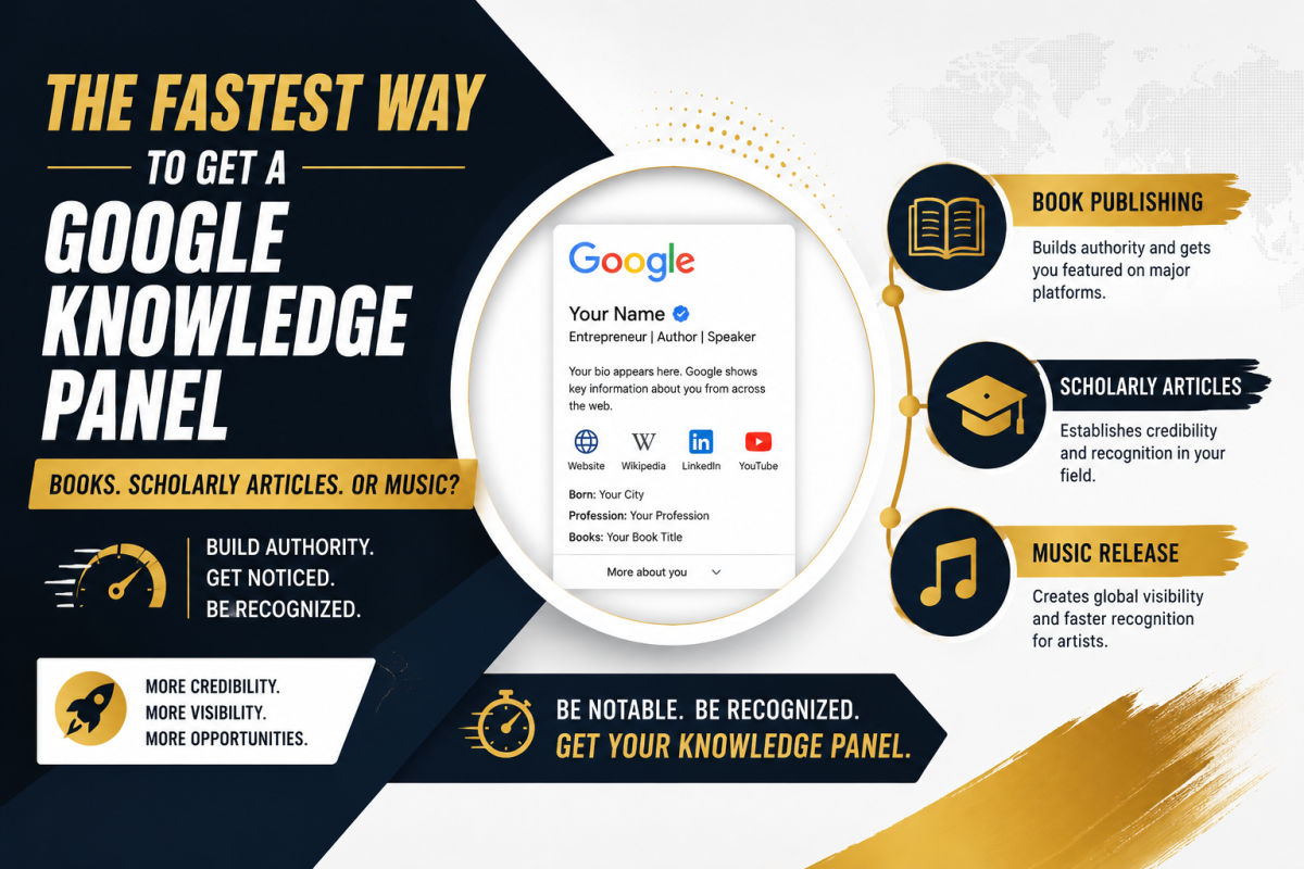 Fastest Way to Get a Google Knowledge Panel: Books, Music, or Scholarly Articles?