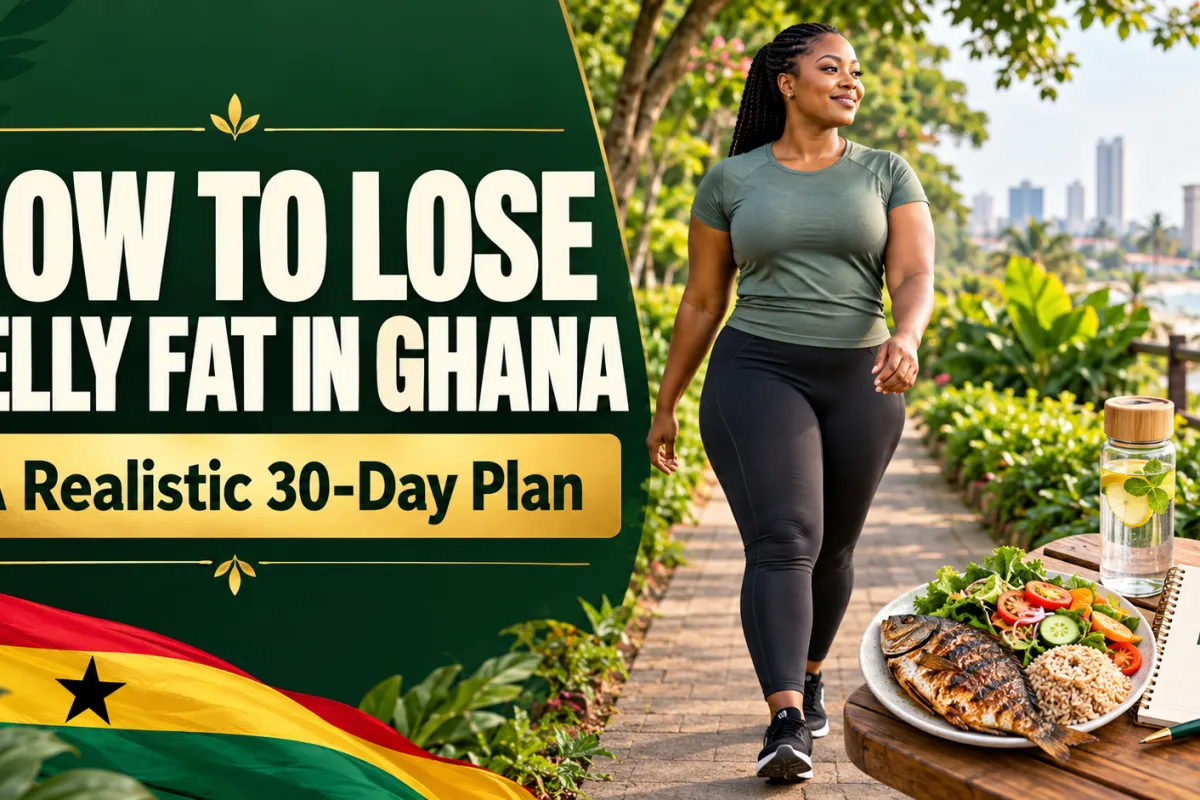 How to Lose Belly Fat in Ghana: A Realistic 30-Day Plan