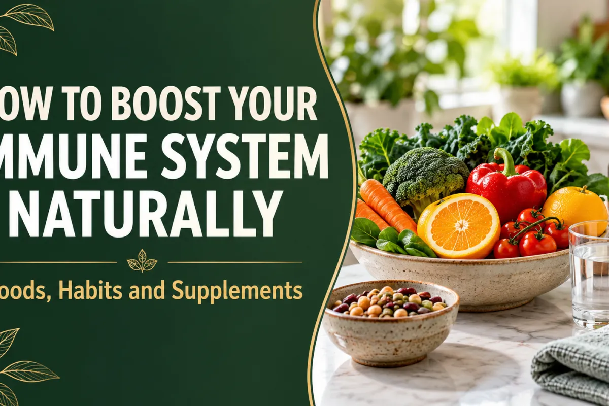 How to Boost Your Immune System Naturally: Foods, Habits and Supplements
