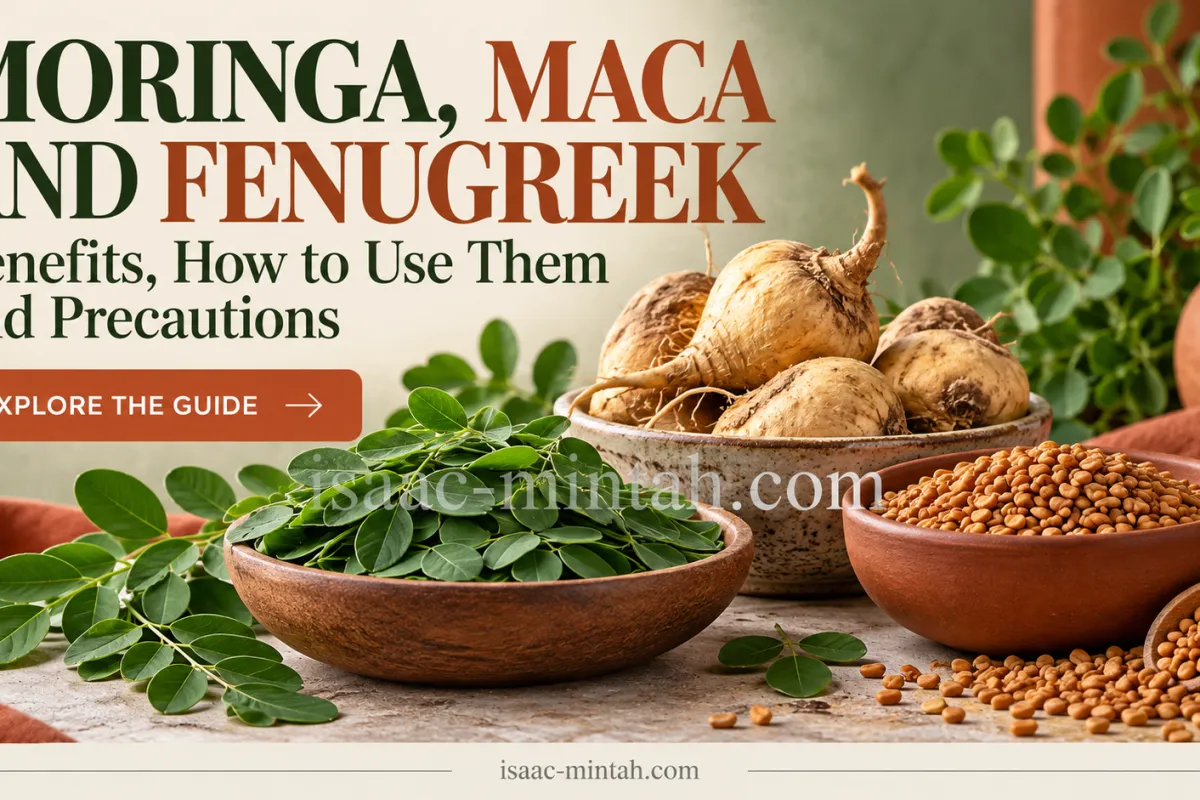 Moringa, Maca and Fenugreek: Benefits, How to Use Them and Precautions