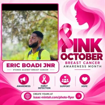 Eric Boadi Jnr’s Pinktober flyer
