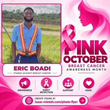 Eric Boadi’s Pinktober flyer