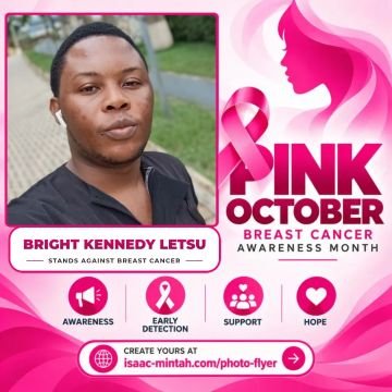 Bright Kennedy Letsu’s Pinktober flyer