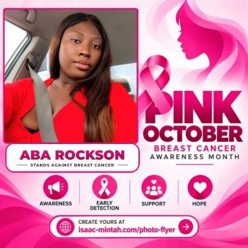 Aba Rockson’s Pinktober flyer