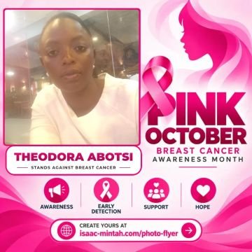 Theodora Abotsi’s Pinktober flyer
