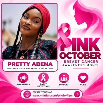 Pretty Abena’s Pinktober flyer