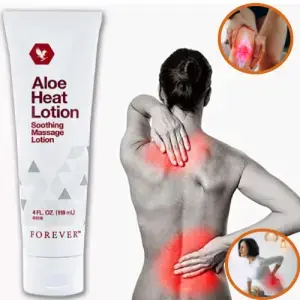 Forever Aloe Heat Lotion | Warming Pain Relief Lotion for Muscle and Joint Aches