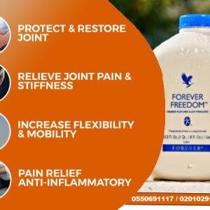 Forever Freedom Glucosamine Chondroitin and MSM Supplement for Joint Health