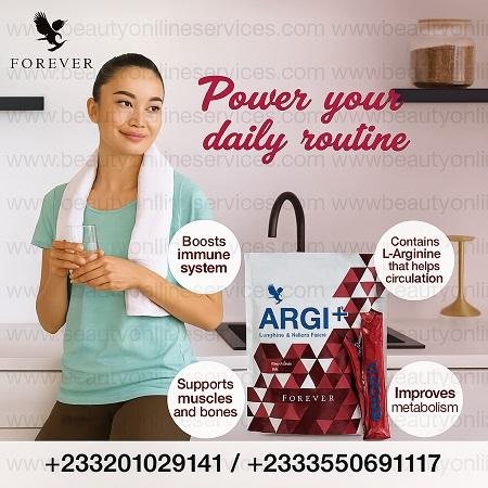Forever ARGI+ L-Arginine Vitamin Complex | Healthy Circulation, Energy and Immune Function