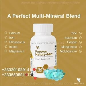 Forever Nature Min Multi-Mineral Supplement | Energy, Immunity, Metabolism and Overall Health