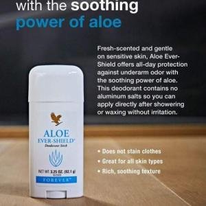 Forever Aloe Ever Shield Deodorant | Aluminum-Free Odor Protection with Aloe Vera