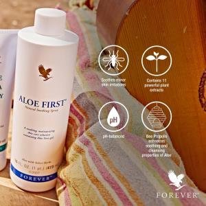 Forever Aloe First Spray | First Aid Skin Soothing Spray with Aloe Vera
