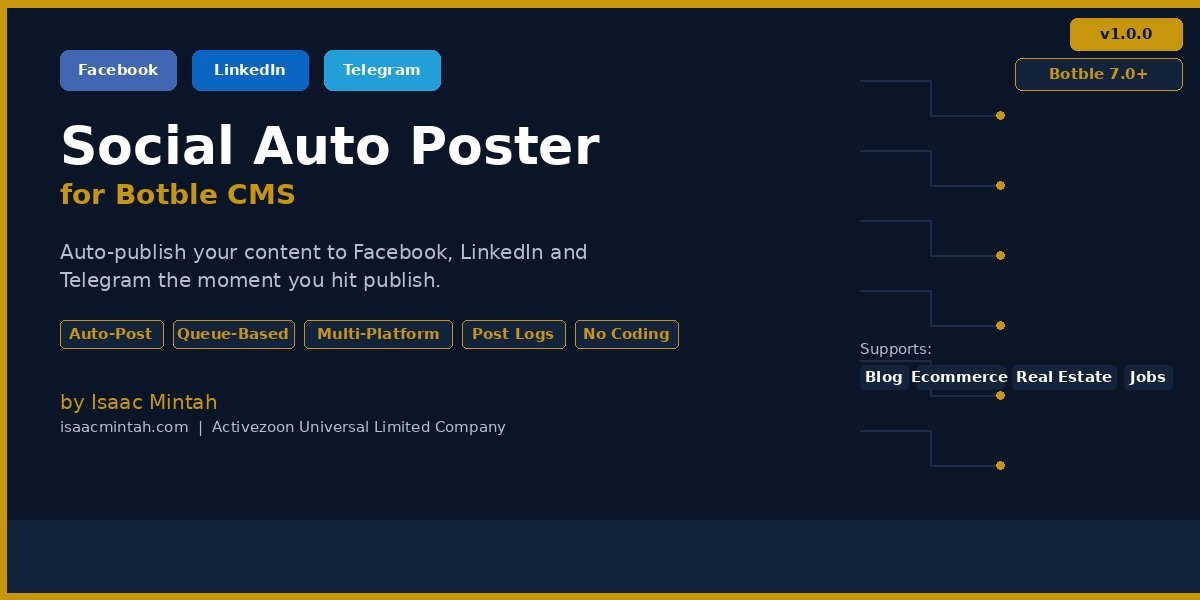 Social Auto Poster Plugin for Botble CMS