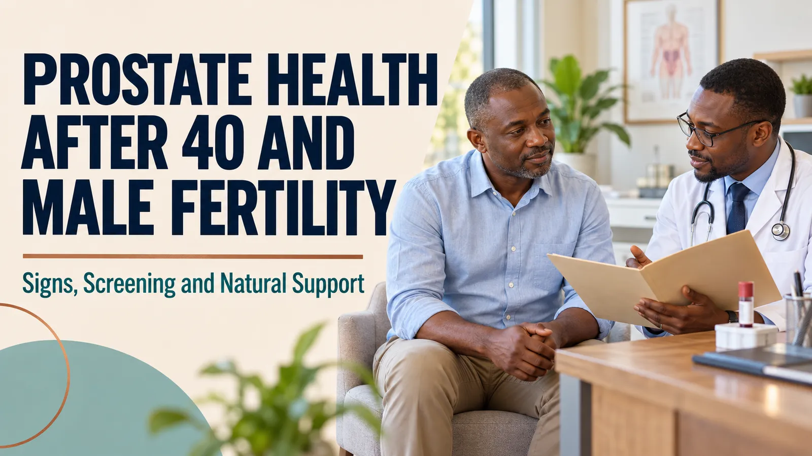 Prostate Health After 40 and Male Fertility: Signs, Screening and Natural Support