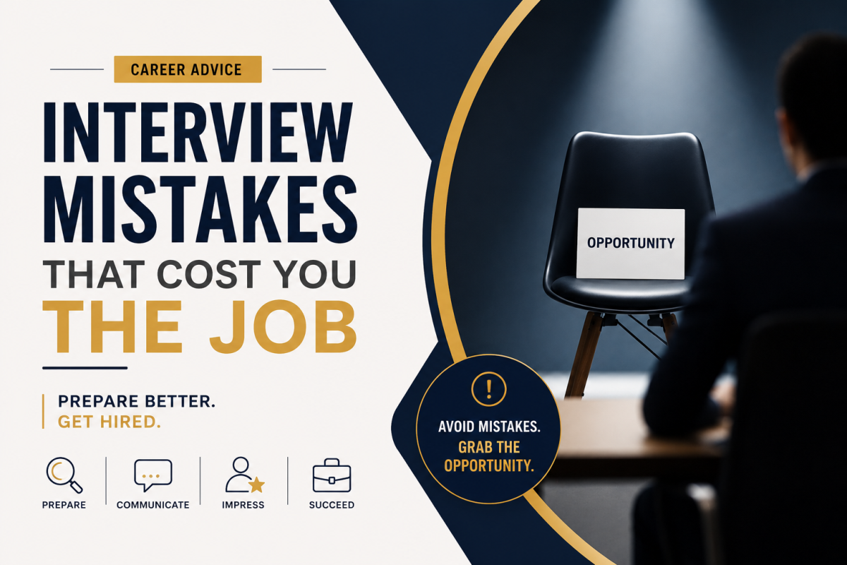 Top Interview Mistakes That Prevent Candidates From Getting Hired