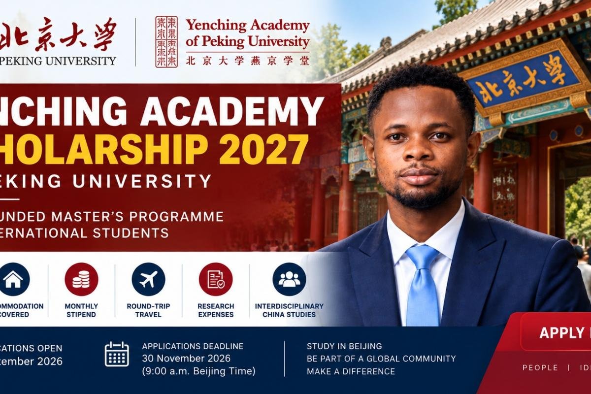 Yenching Academy Scholarship 2027 at Peking University